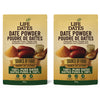 Life Dates Date Powder Bundle & Save, two 275 g pouches, front packaging